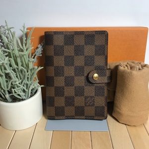 LOUIS VUITTON PM Agenda Damier Ebene